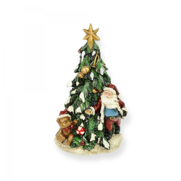 Albero di Natale con Babbo Natale 